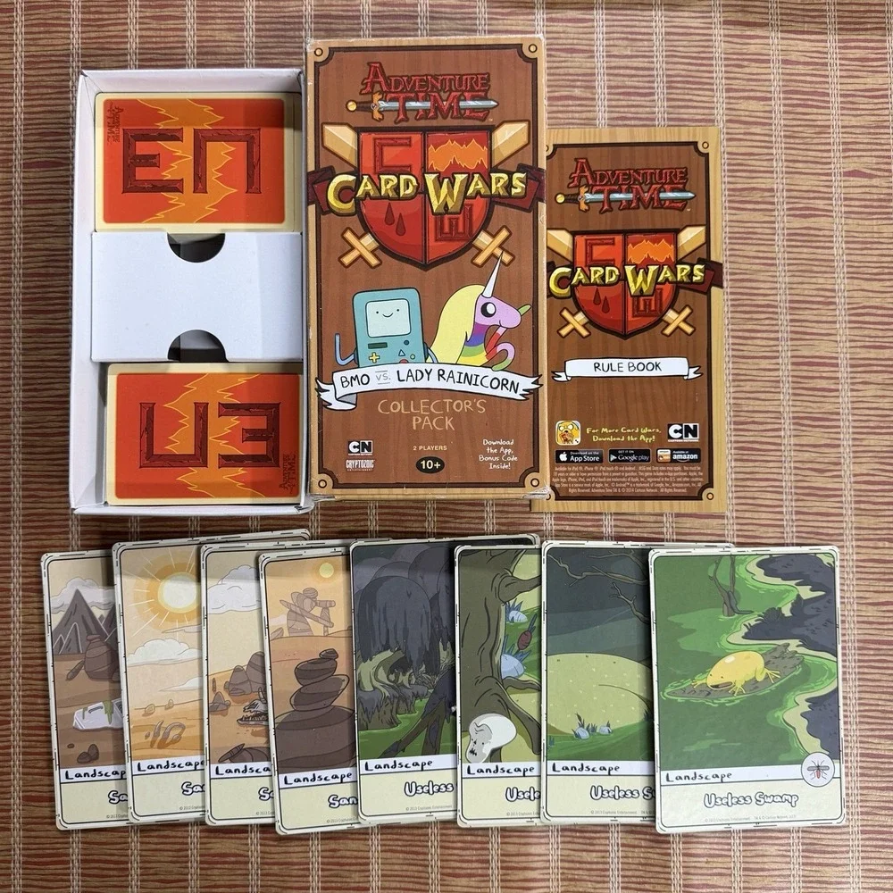Adventure Time - Card Wars - 3 Deck Lot Finn Vs Jake, BMO, Princesses